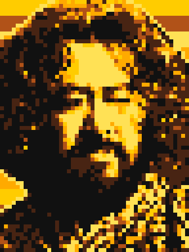 像素画_百格画_积木画_格子画_钻石画_拼豆豆_让子弹飞 武智冲